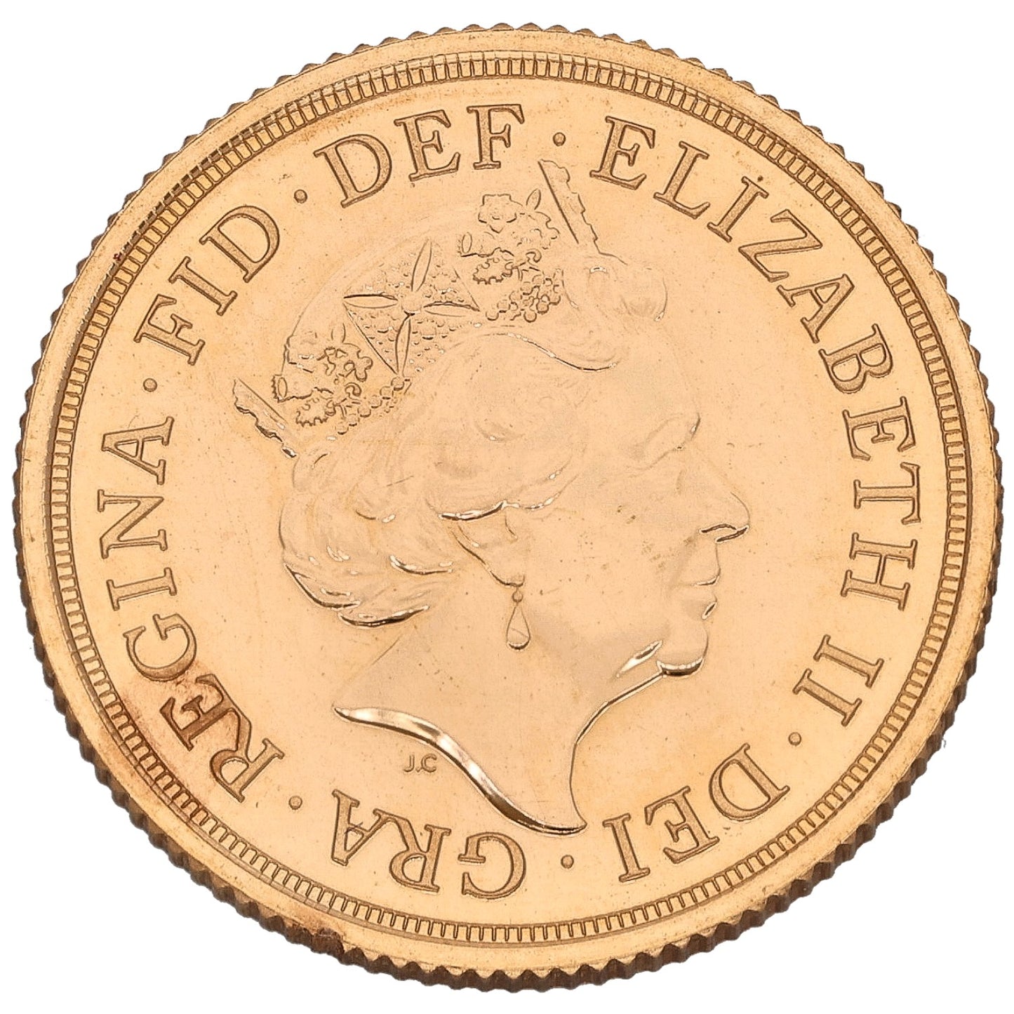 22ct Gold Queen Elizabeth II Full Sovereign Coin 2017