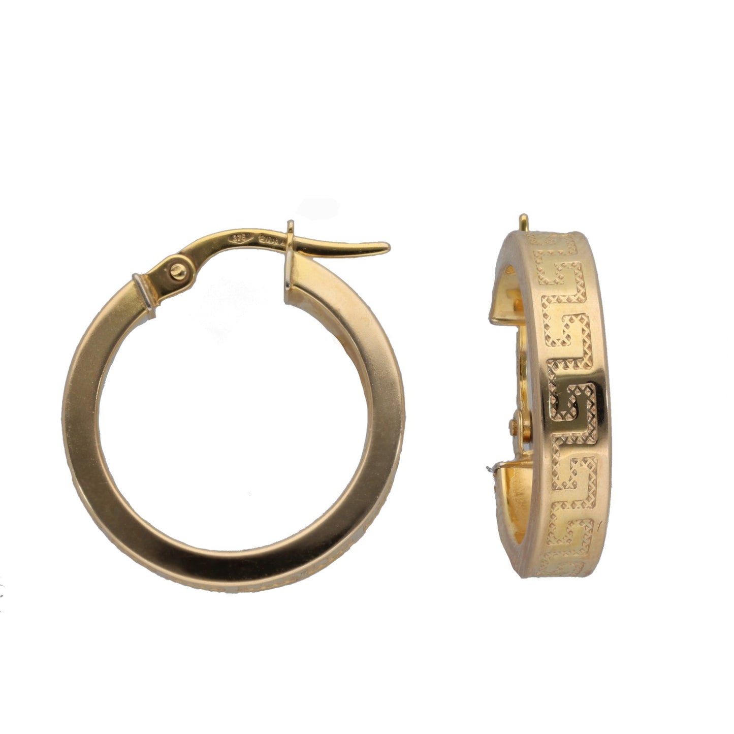 9ct Gold Creole Earrings