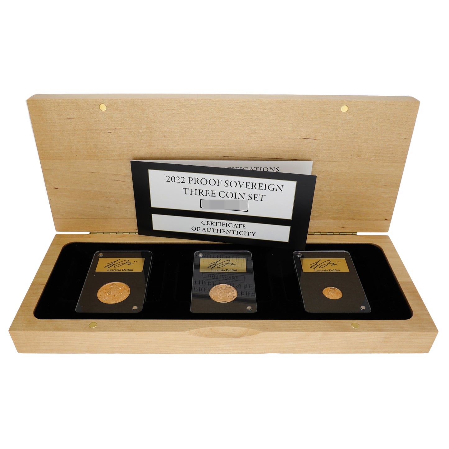 22ct Gold Queen Elizabeth II Full, Half & Quarter Sovereign Set 2022