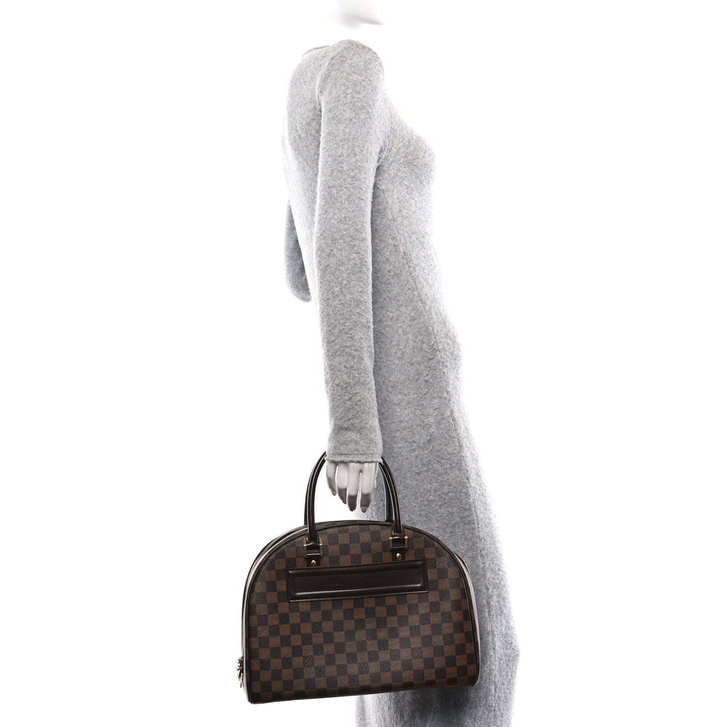 Louis Vuitton Nolita Damier Ebene Coated Canvas Bag - Brown