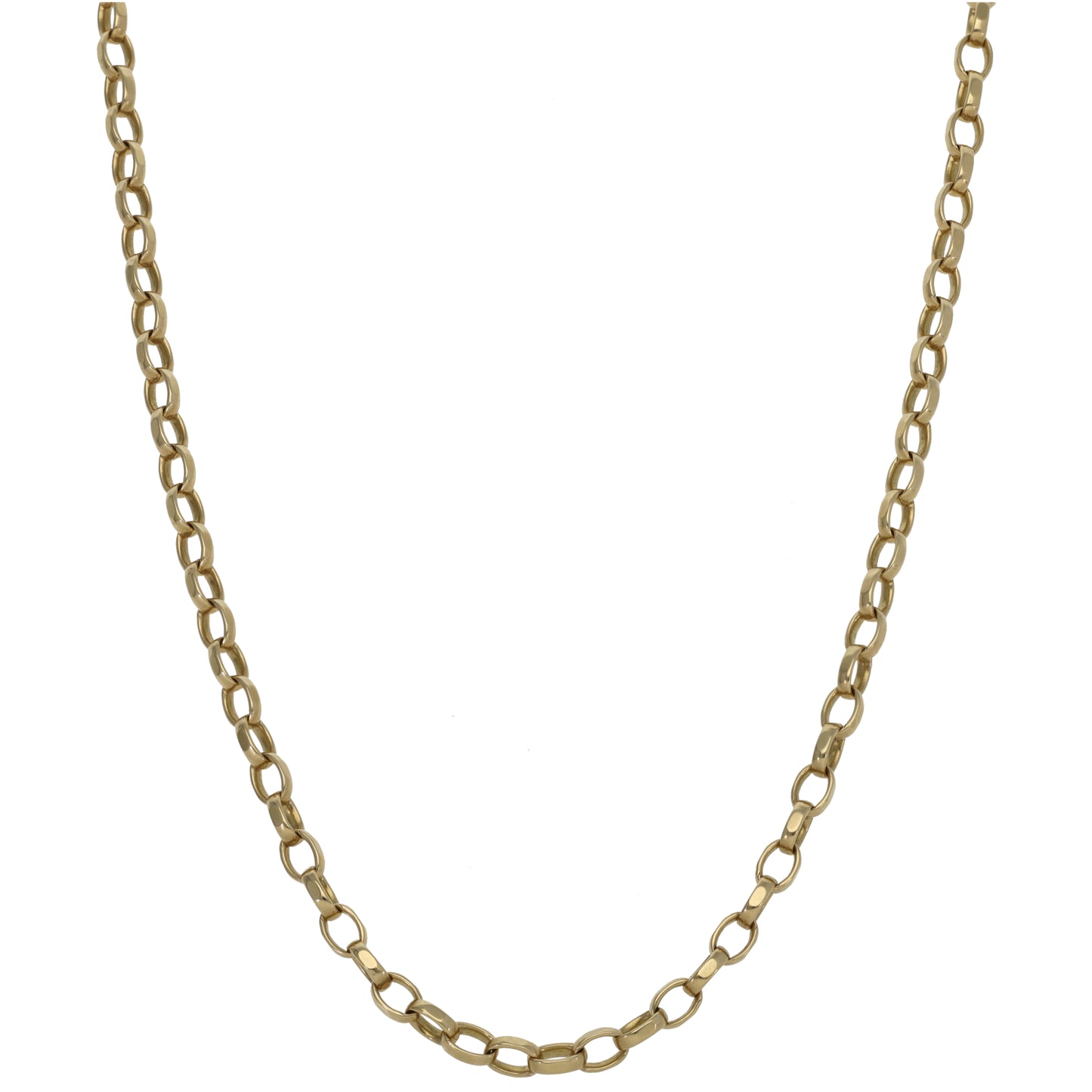 9ct Gold Belcher Chain 22"