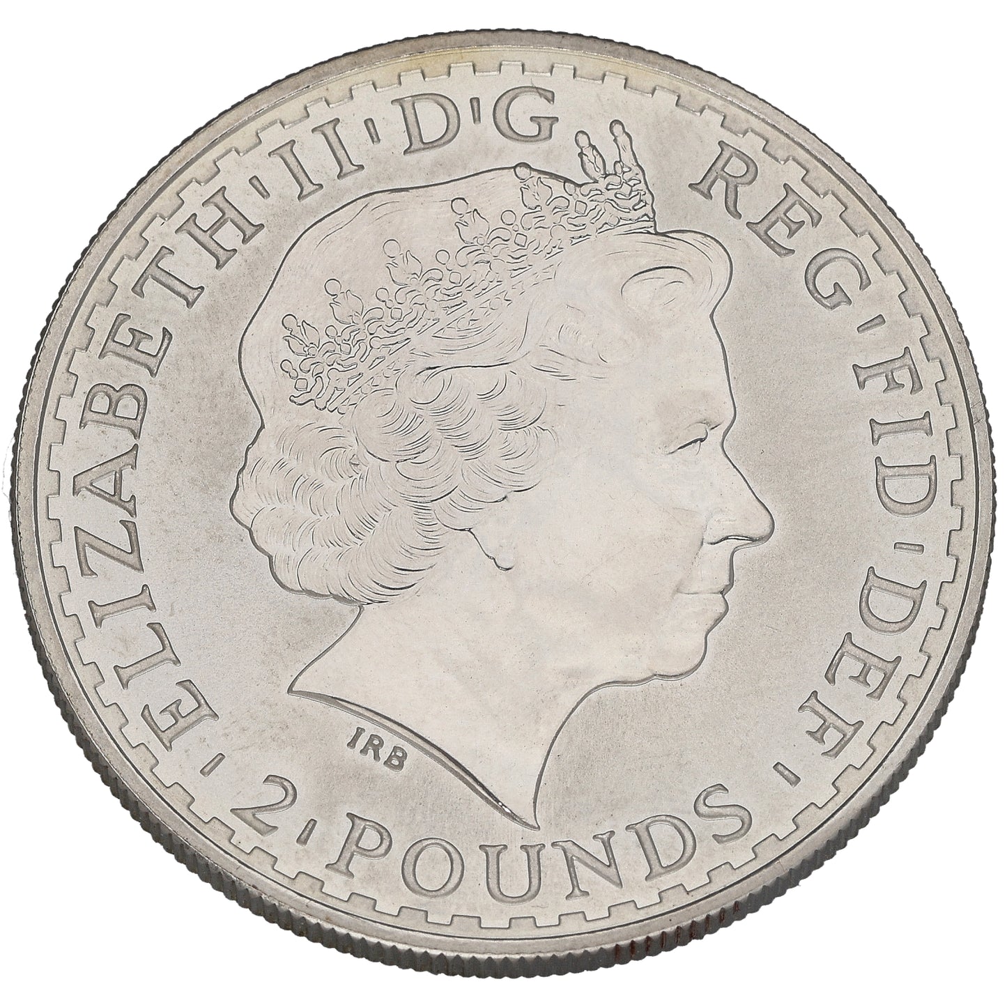 Fine Silver Queen Elizabeth II 1 OZ Britannia Coin 2004