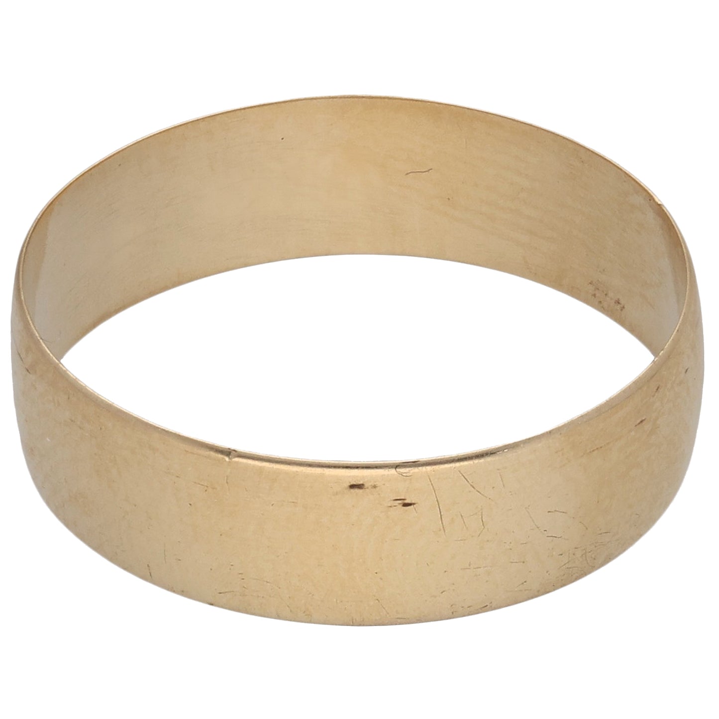 9ct Gold Plain Wedding Ring Size U