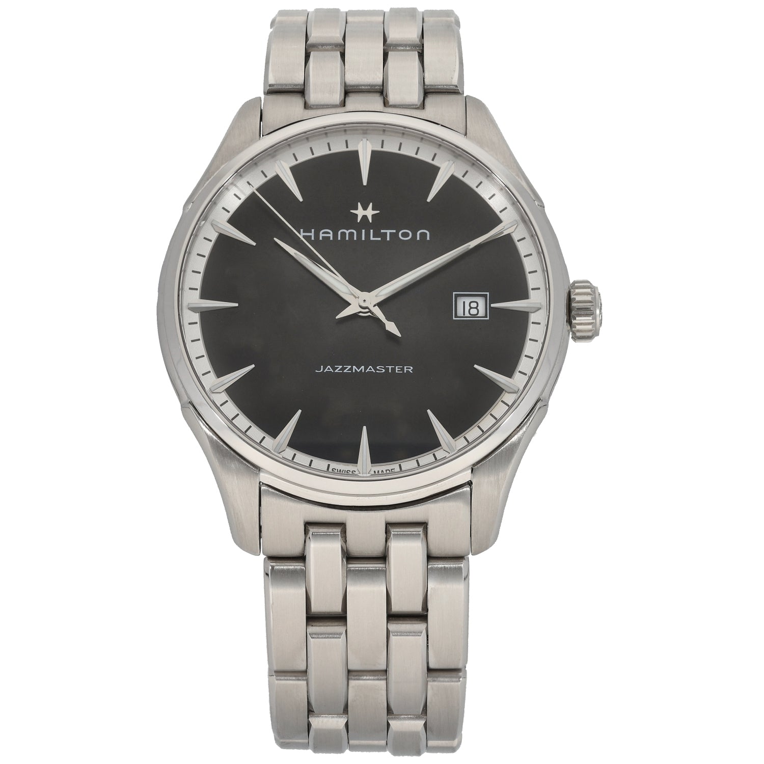 Hamilton Jazzmaster H324510 40mm Stainless Steel Watch H&T