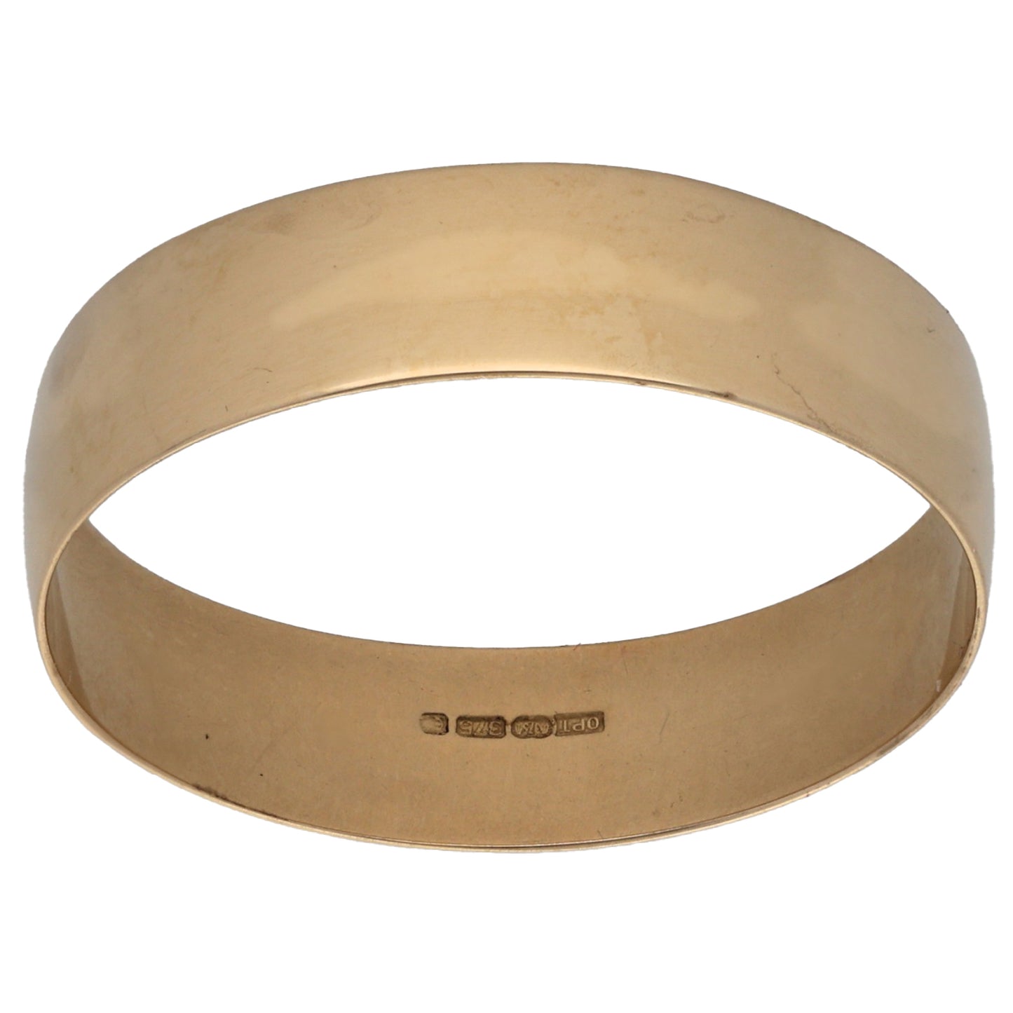 9ct Gold Plain Wedding Ring Size X