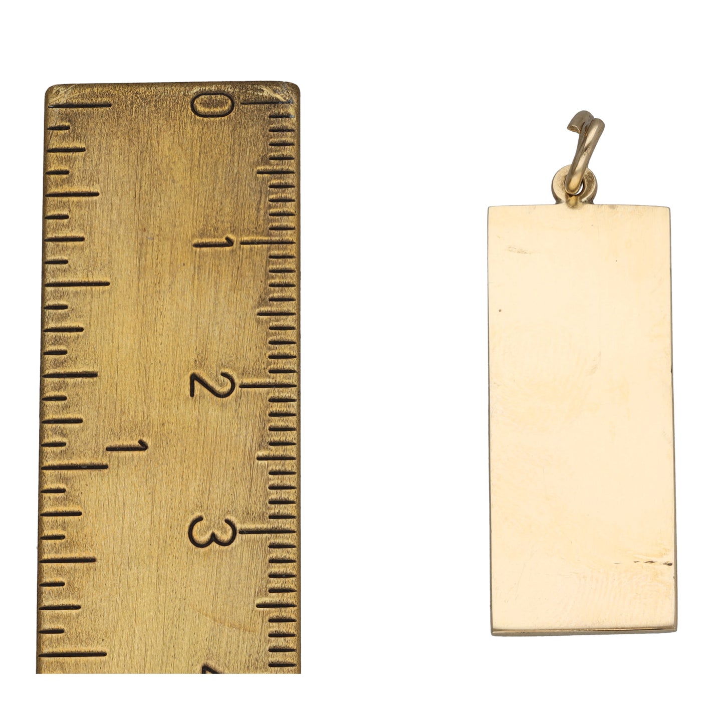 9ct Gold Ingot Pendant