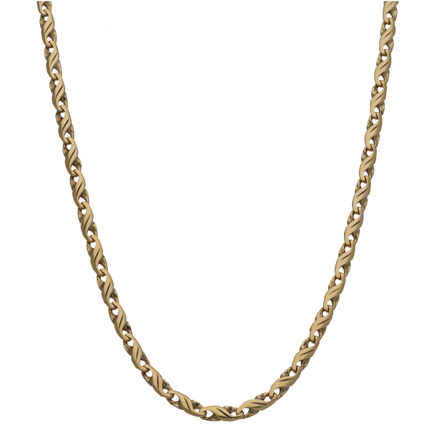 9ct Gold Fancy Necklace 20"