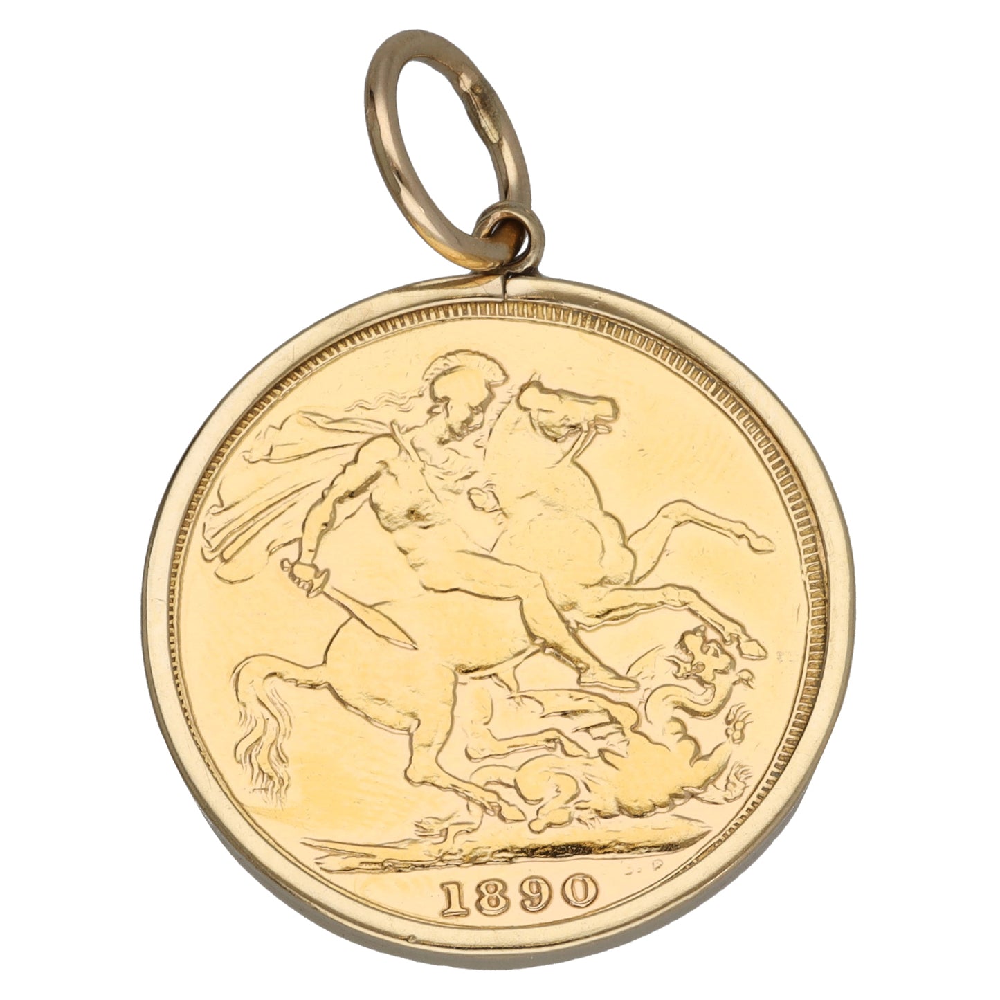 9ct Gold Coin Pendant
