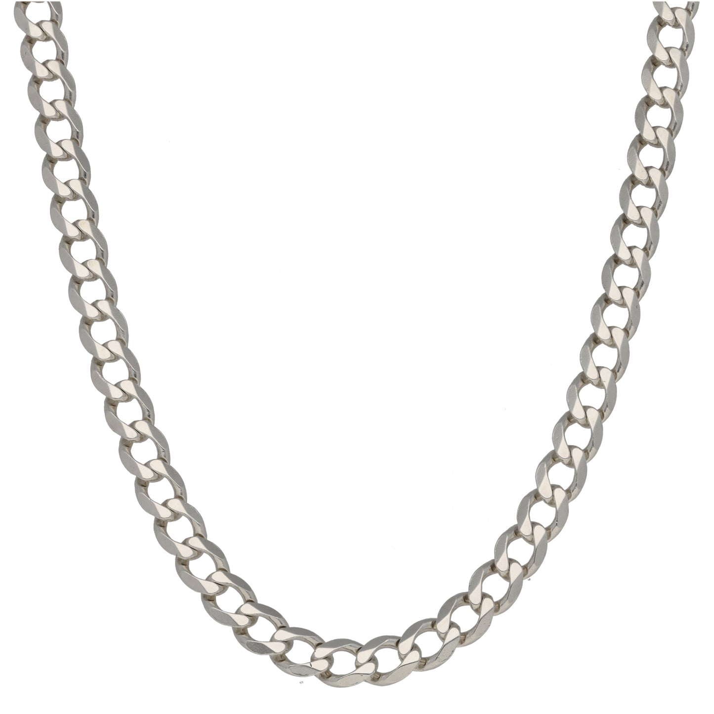 Sterling Silver Curb Chain 20"