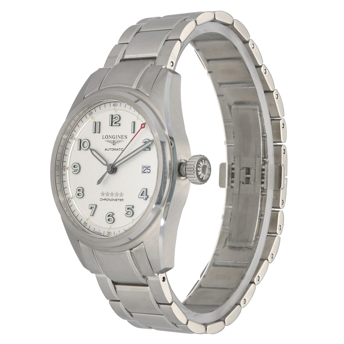 Longines Spirit L3.810.4 40mm Stainless Steel Watch