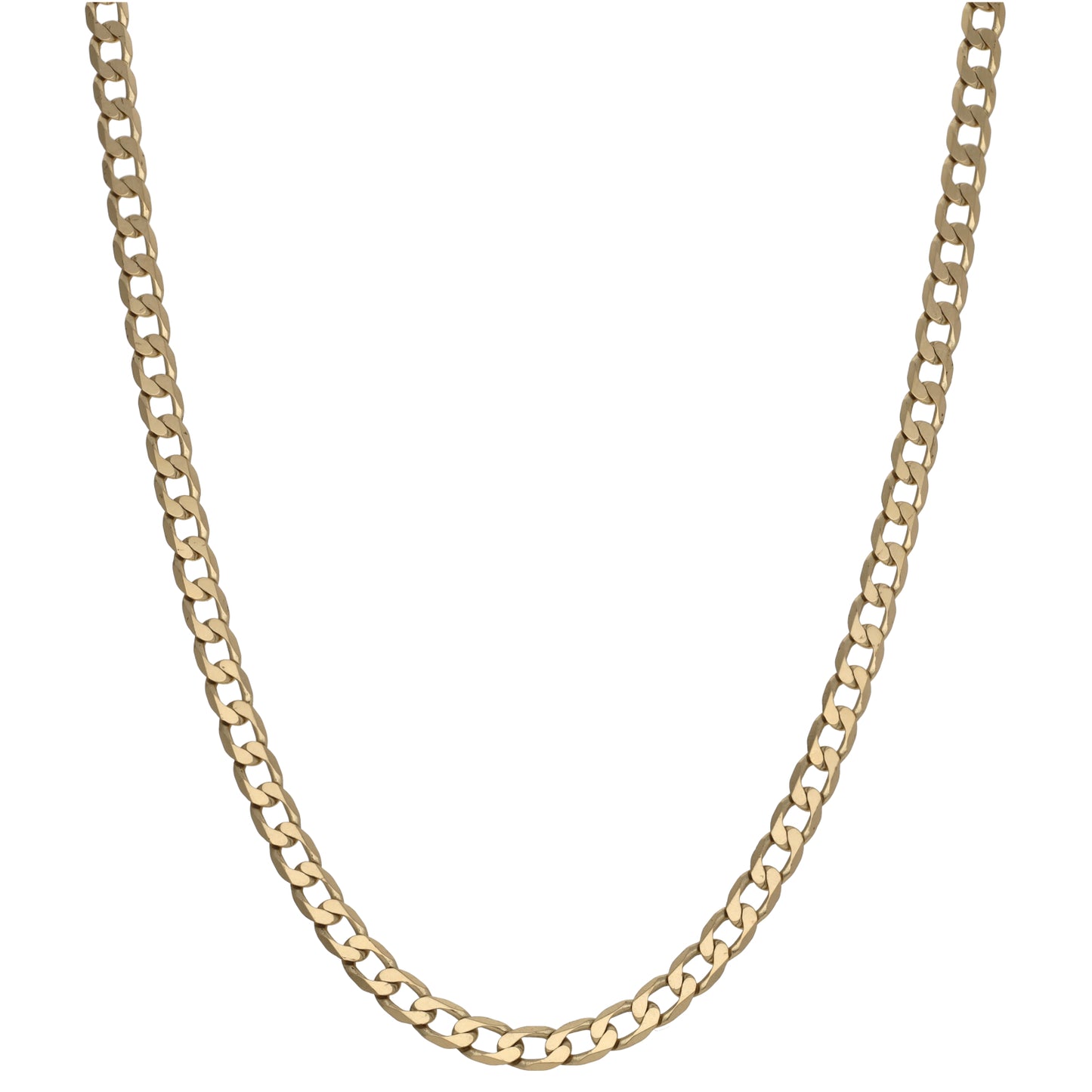 9ct Gold Curb Chain 20"