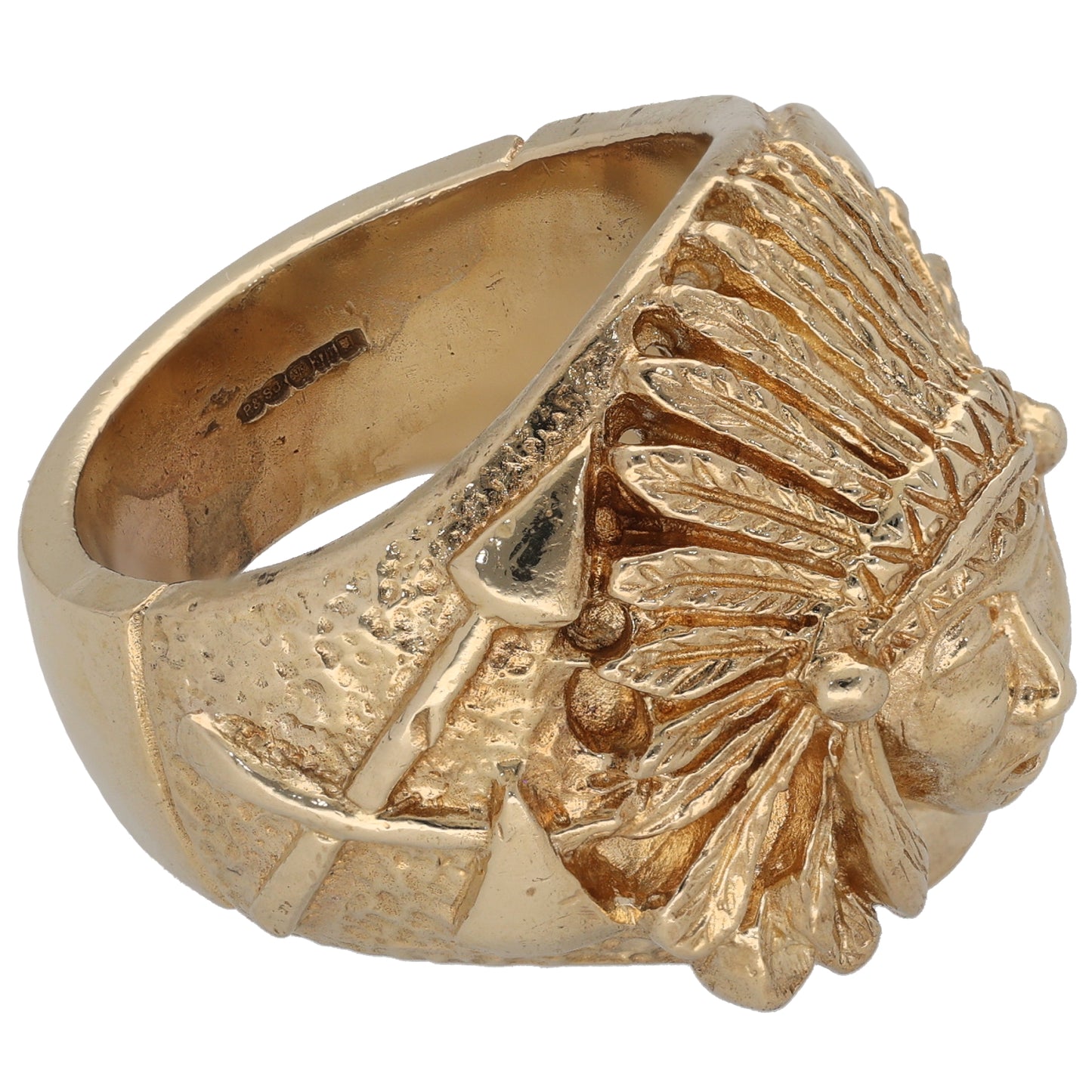 9ct Gold Alternative Ring Size W