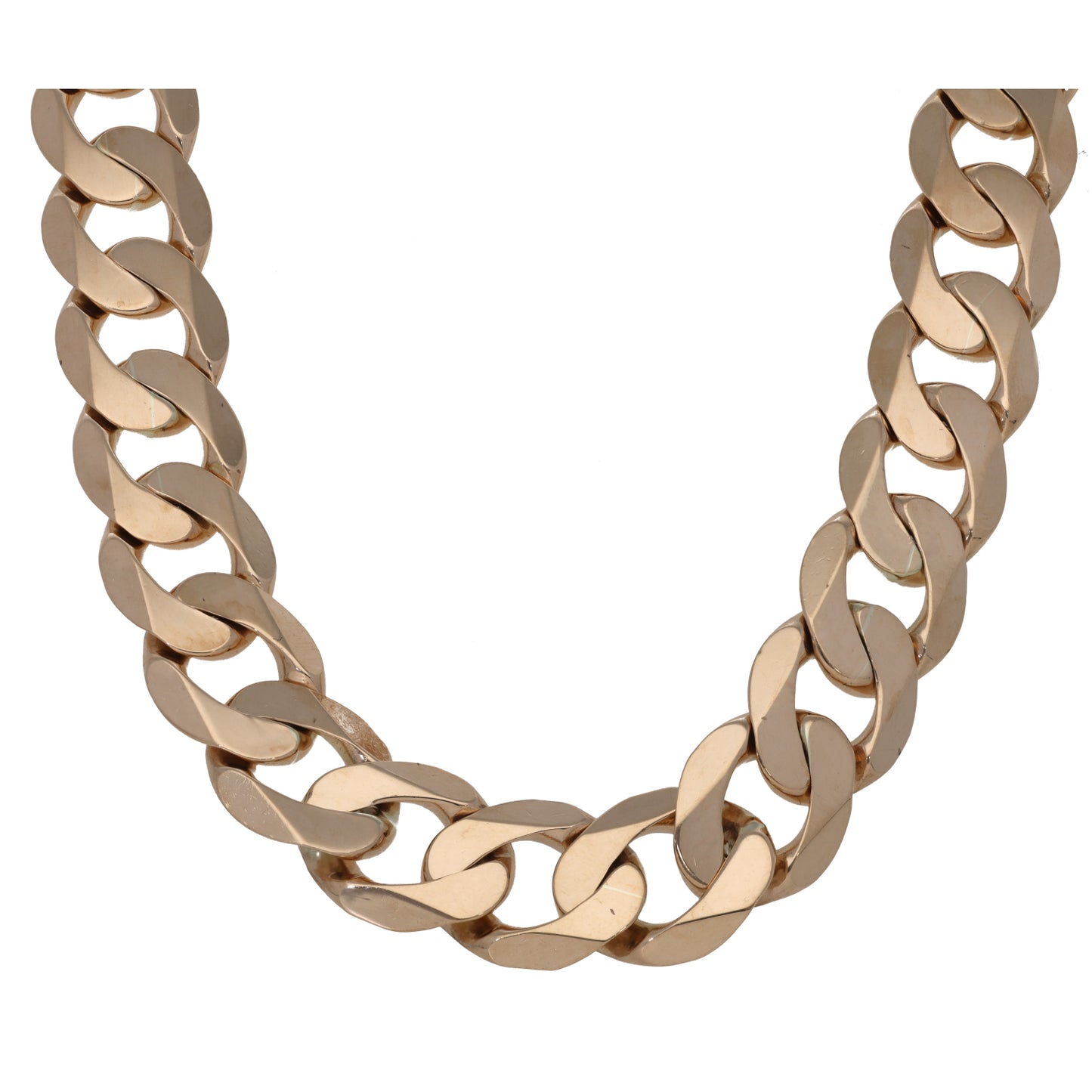 9ct Gold Curb Chain 24"