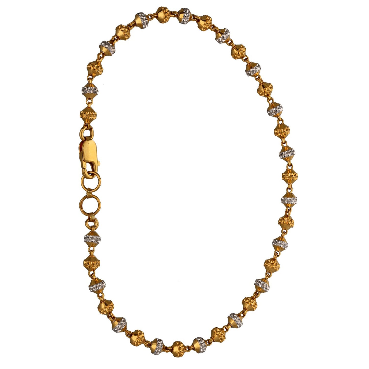 22ct Bi-Colour Gold Alternative Bracelet