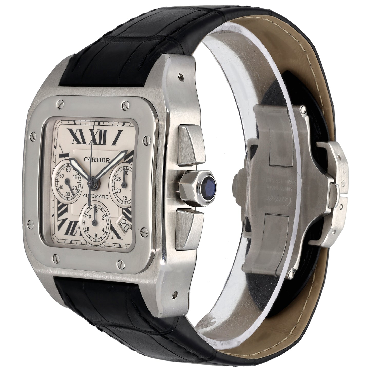 Cartier Santos 100 2740 42mm Stainless Steel Watch