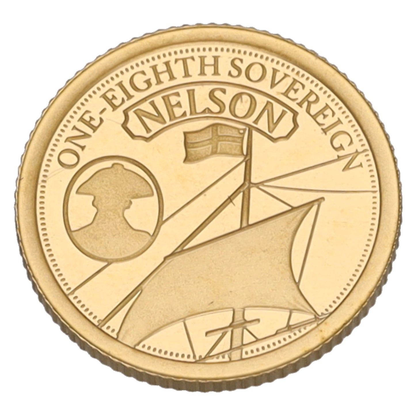 22ct Gold King Charles III Nelson Eighth Sovereign Coin 2023