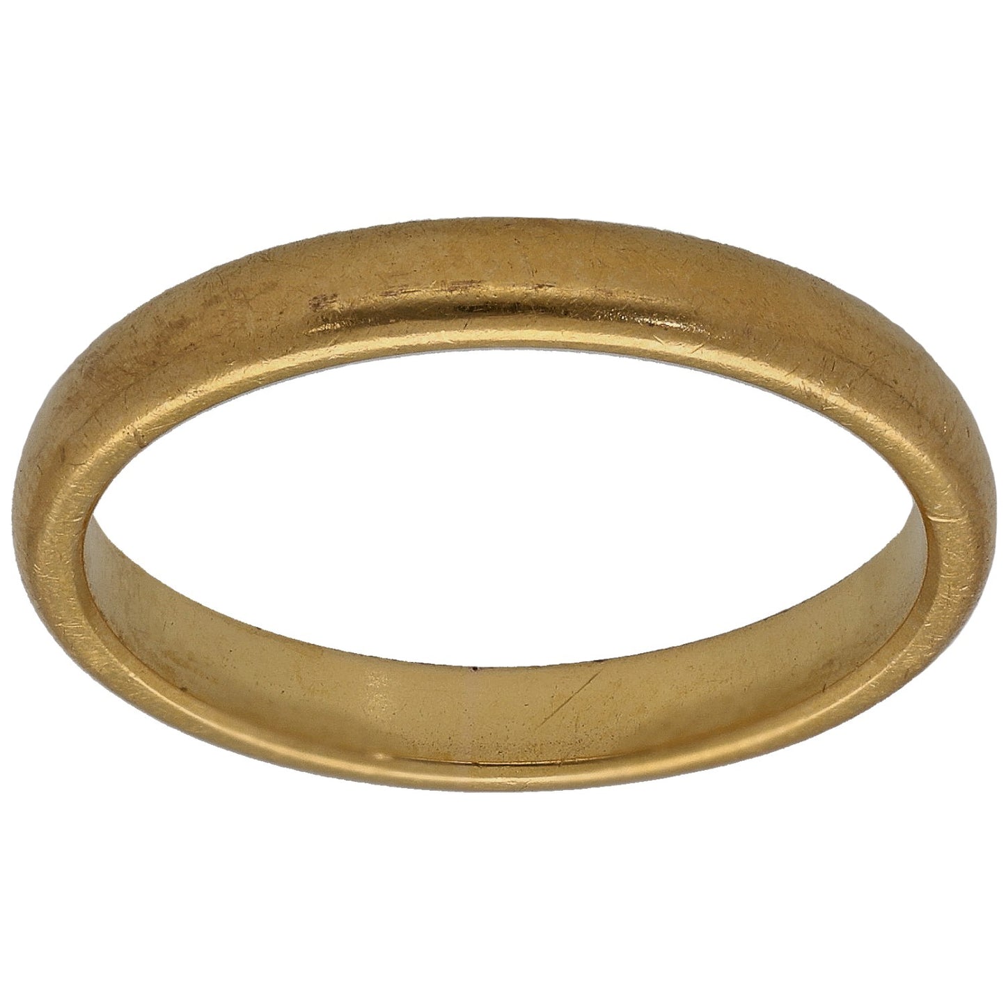 22ct Gold Plain Wedding Ring Size R