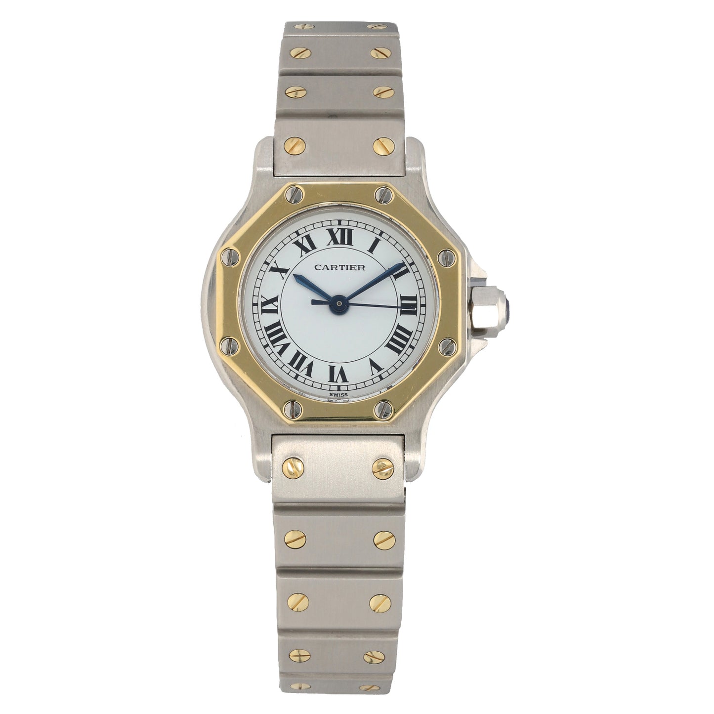 Cartier Santos 22mm Bi-Colour Watch