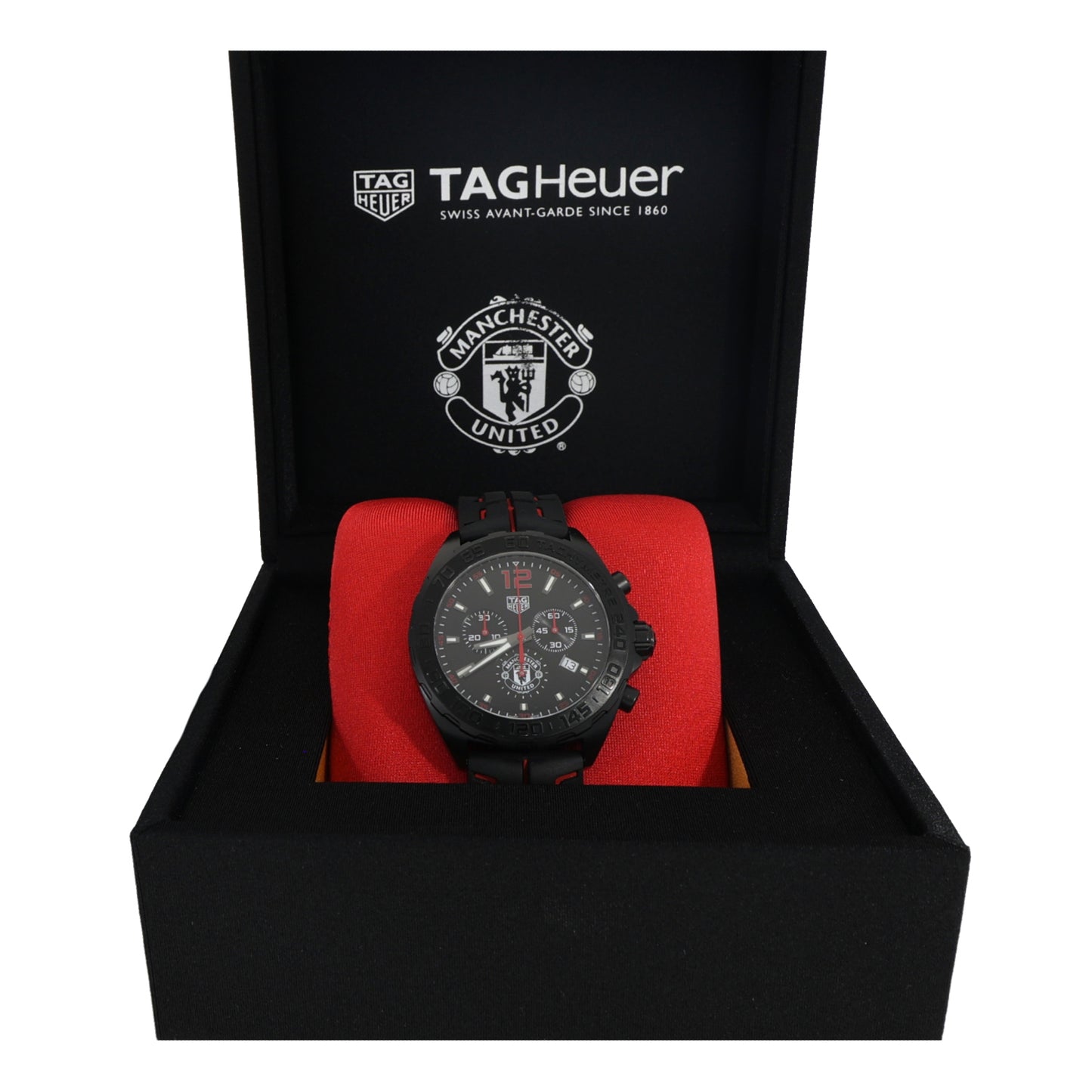 Tag Heuer Formula 1 Manchester United CAZ101J 43mm PVD Stainless Steel Watch