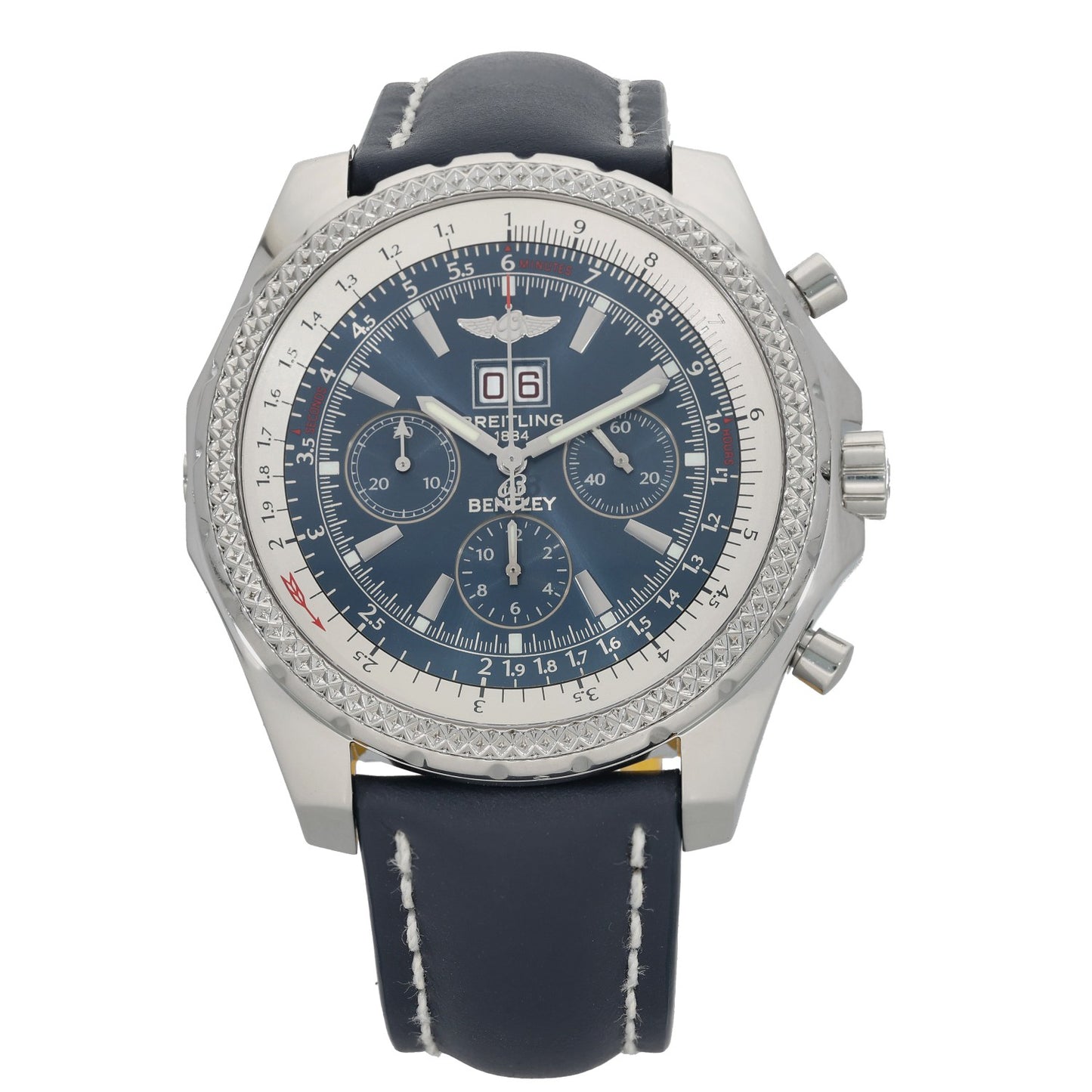 Breitling Bentley 6.75 Chronograph A44362 48mm Stainless Steel Watch