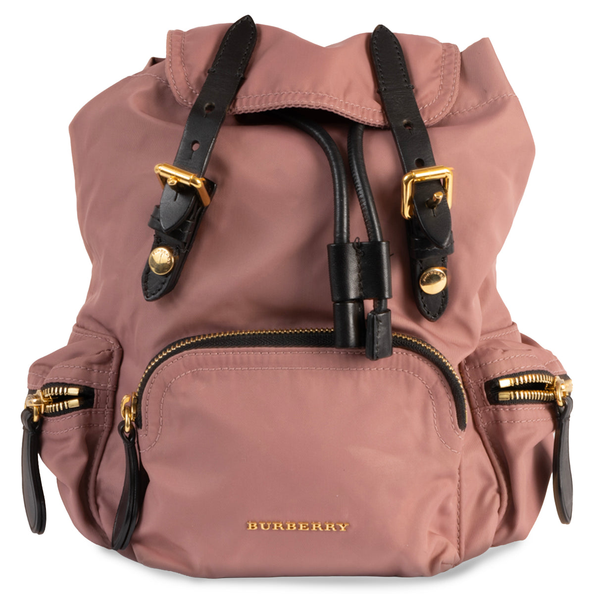 Burberry Mini Backpack Nylon Bag - Pink