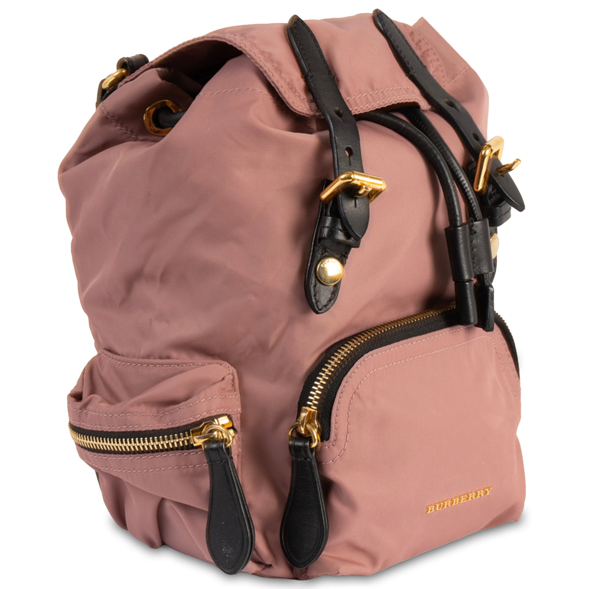 Burberry Mini Backpack Nylon Bag - Pink
