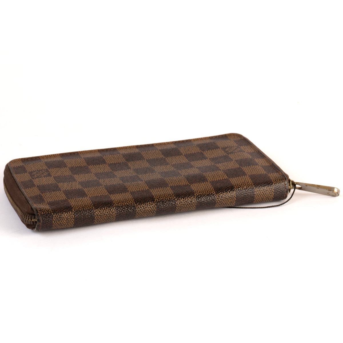 Louis Vuitton Zippy Purse Damier Leather Purse - Brown