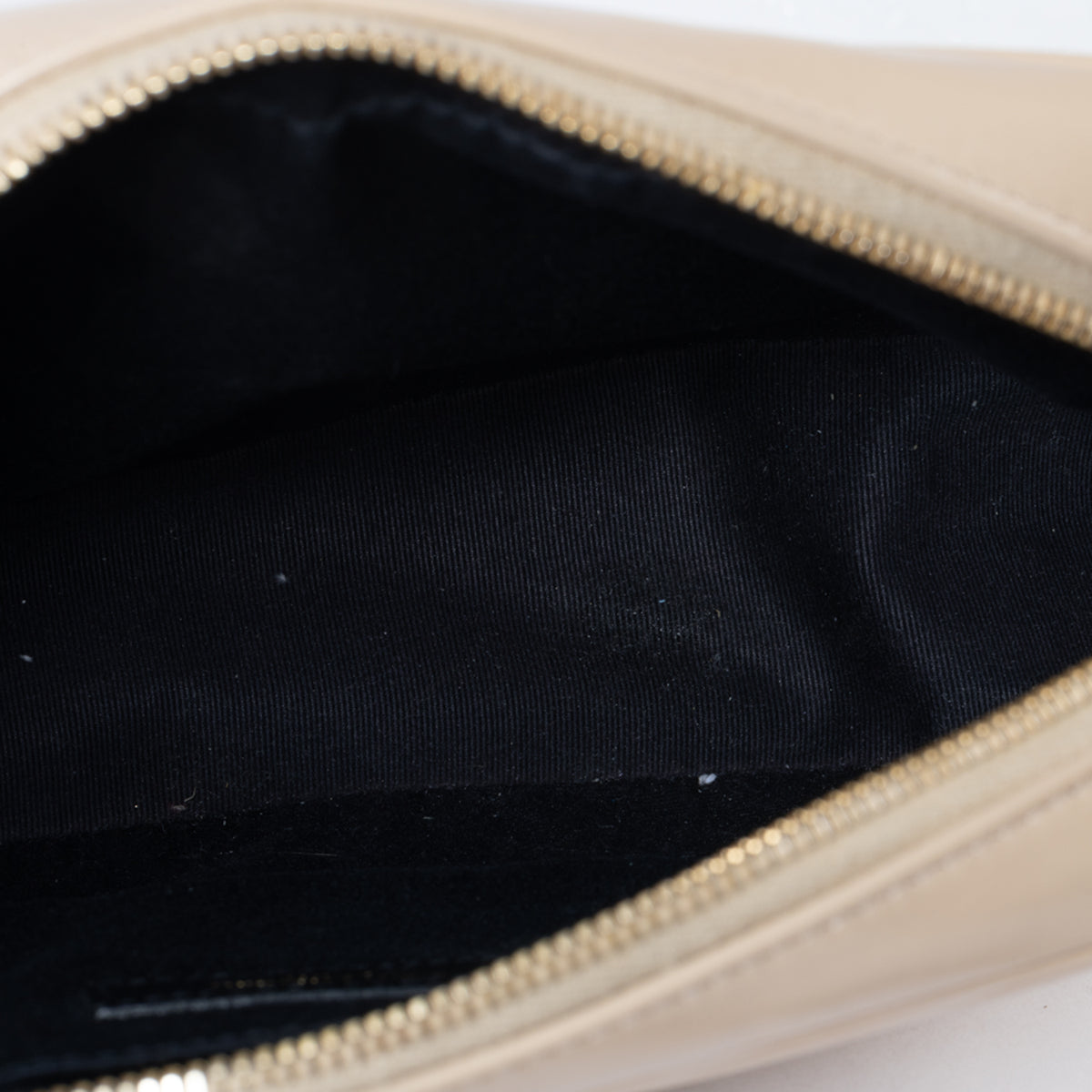 Yves Saint Laurent Lou Chevron Leather Camera Bag - Beige
