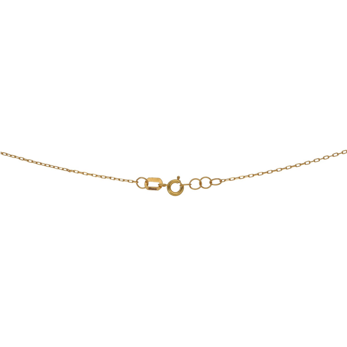 New 22ct Gold Triple Beaded Necklace 18"