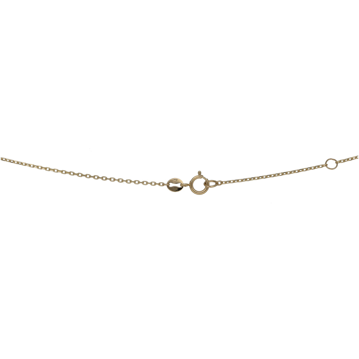 New 9ct Gold Filigree Heart Motif Necklace 18"