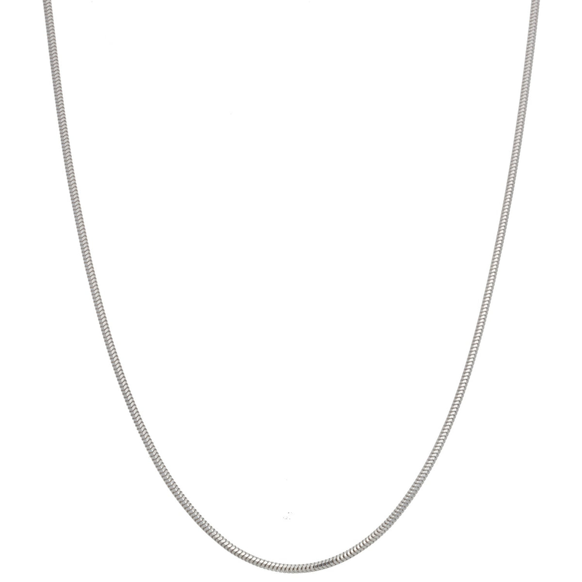 New Sterling Silver 1.6mm Snake Chain 18"