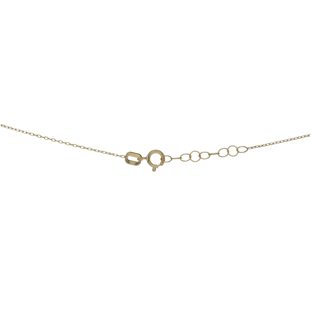 New 9ct Gold Star Trio Necklace 18"