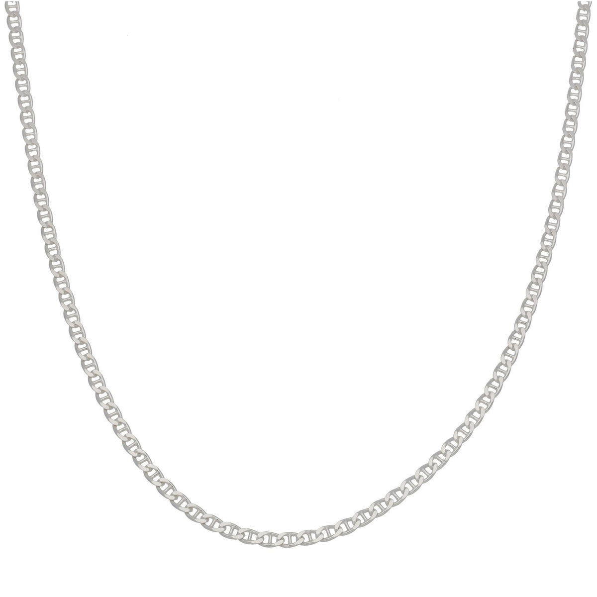New Sterling Silver 2.7mm Rambo Chain 18"