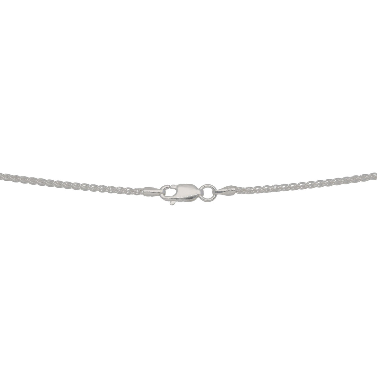 New Sterling Silver 1.8mm Spiga Chain 18"