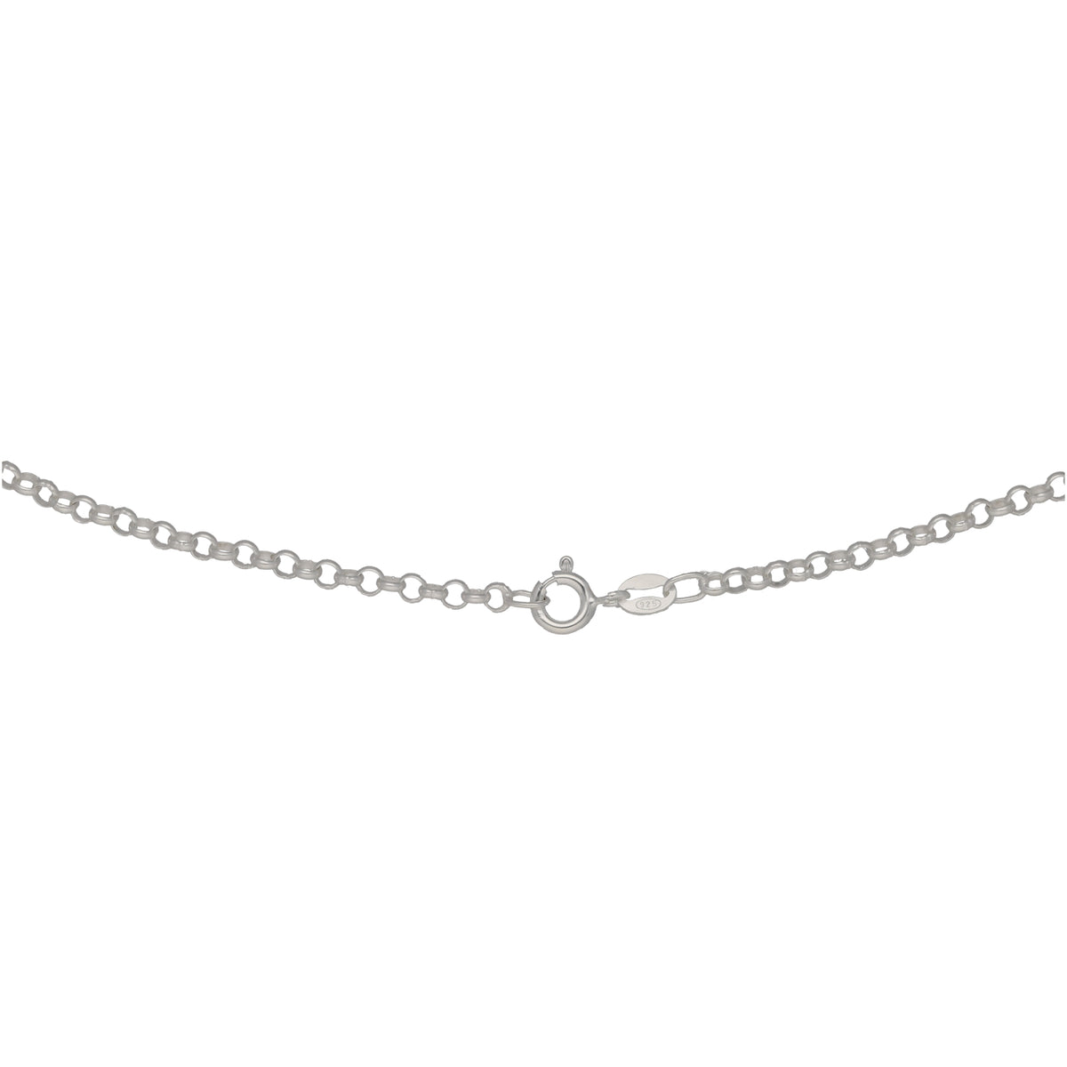 New Sterling Silver 3mm Round Belcher Chain 22"
