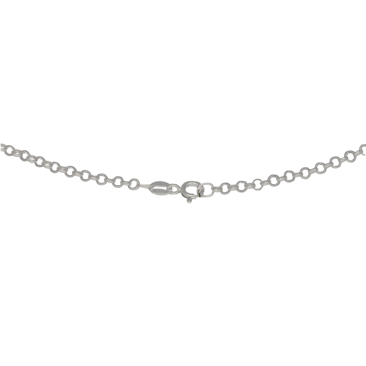 New Sterling Silver 3mm Round Belcher Chain 22"