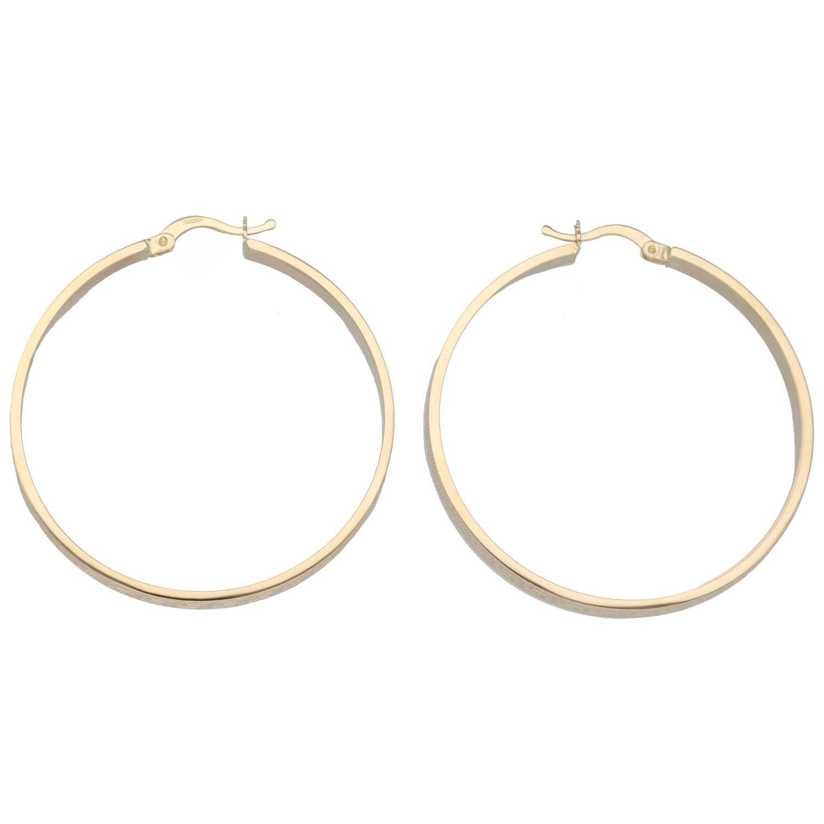 New 14ct Gold Hoop Earrings