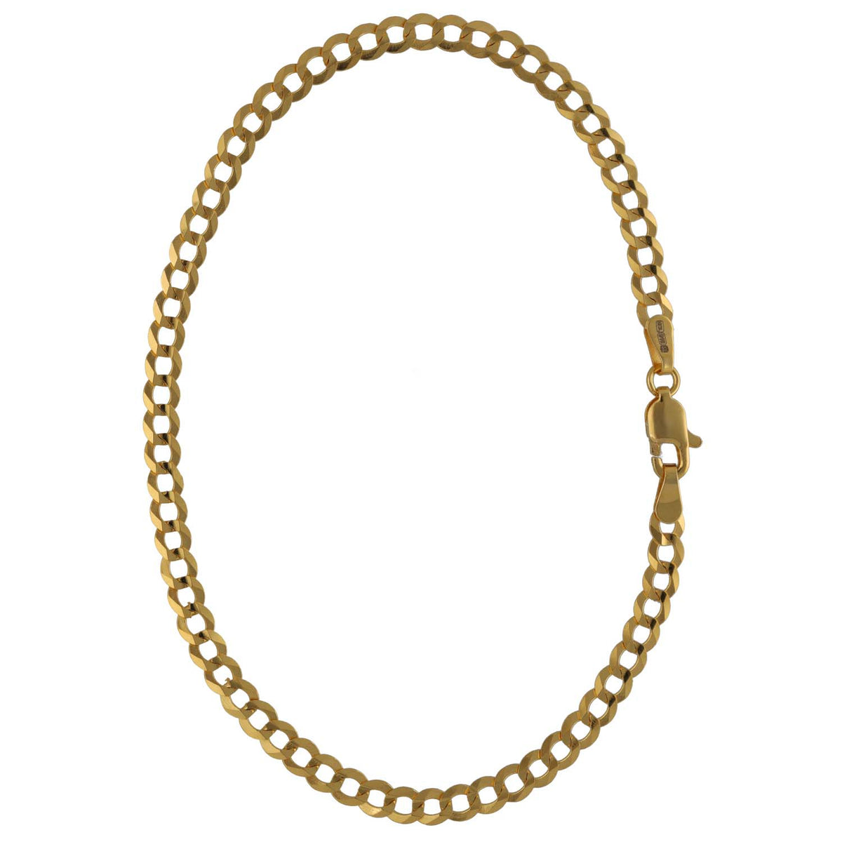 New 22ct Gold Curb Bracelet