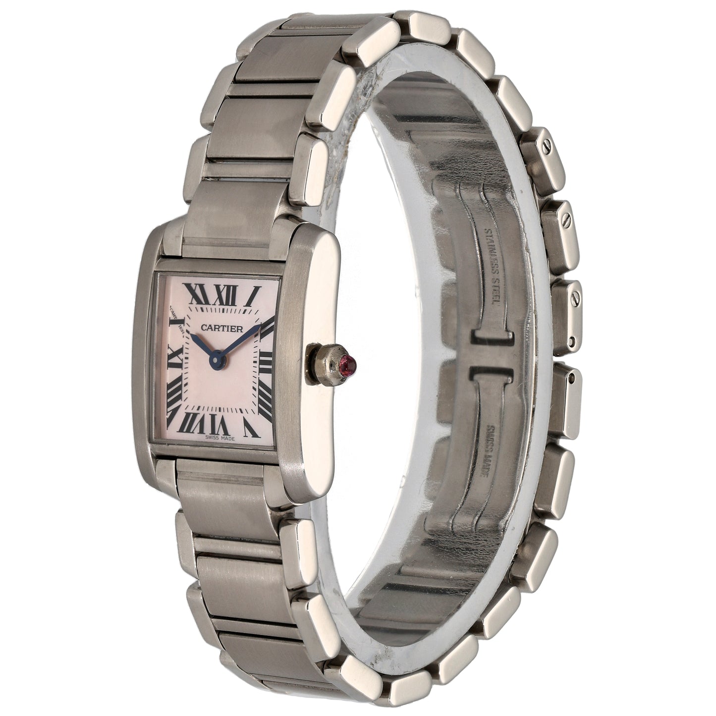 Cartier Tank Francaise 2384 20mm Stainless Steel Watch