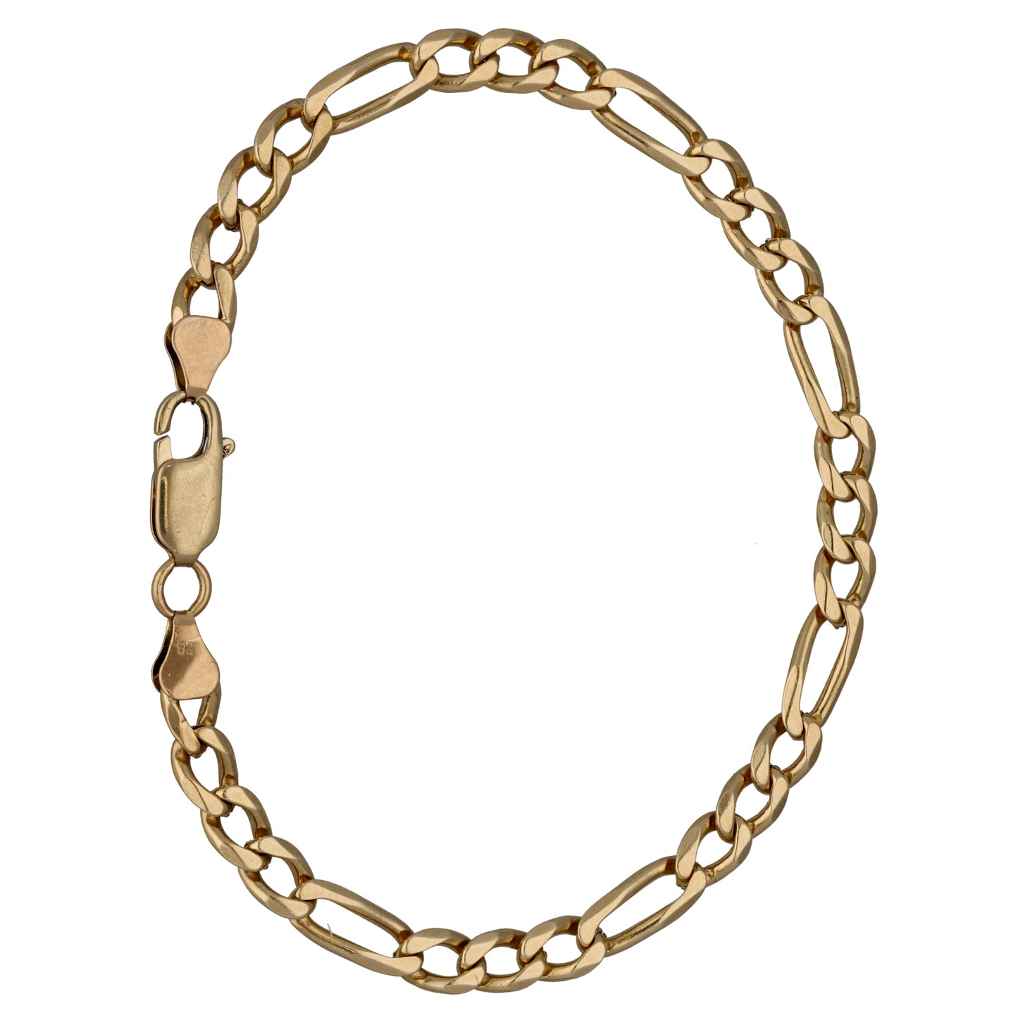 9ct Gold Figaro Bracelet