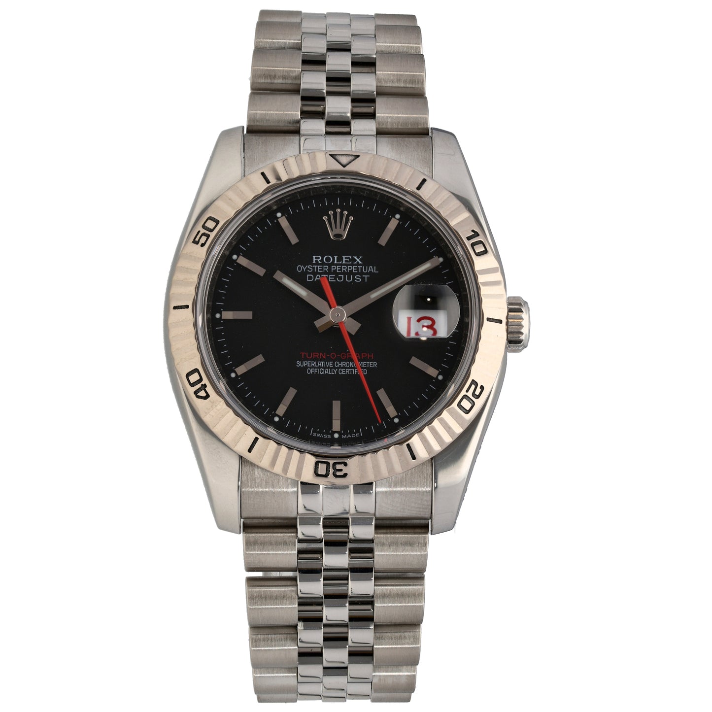 Rolex Turn-O-Graph 116264 36mm Stainless Steel Watch