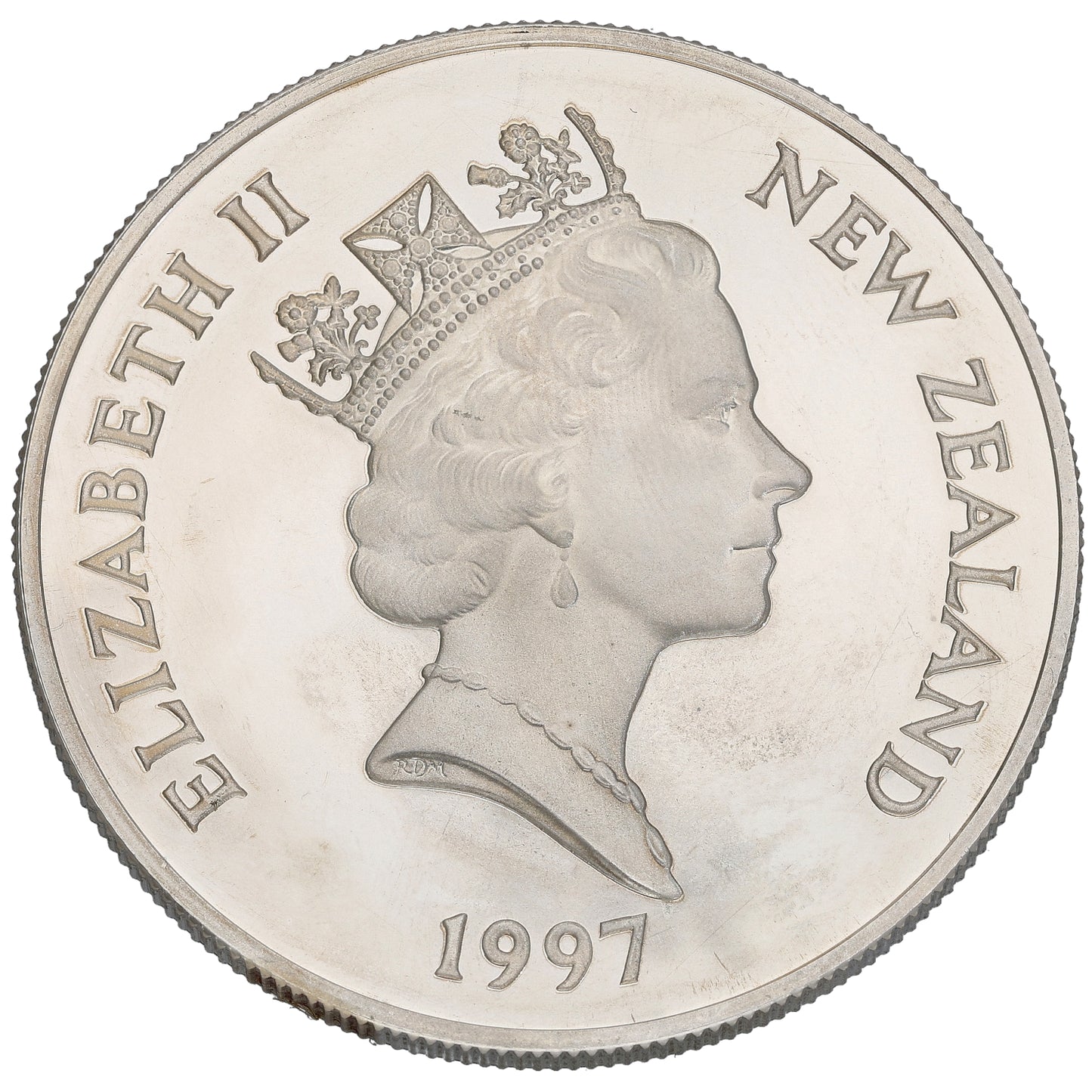 Sterling Silver Elizabeth & Phillip 50th Wedding Anniversary 20 Dollars Coin 1997