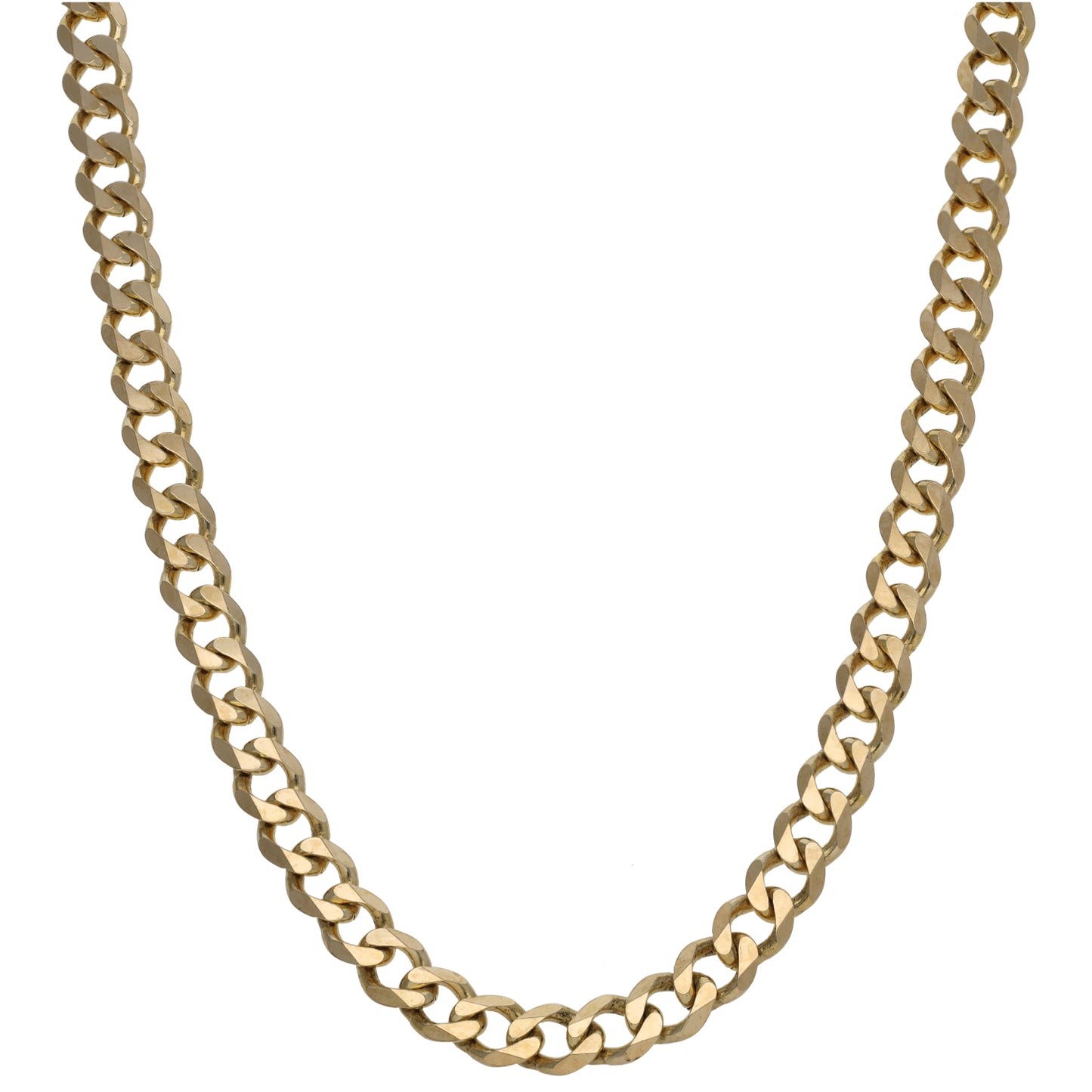 9ct Gold Curb Chain 28"