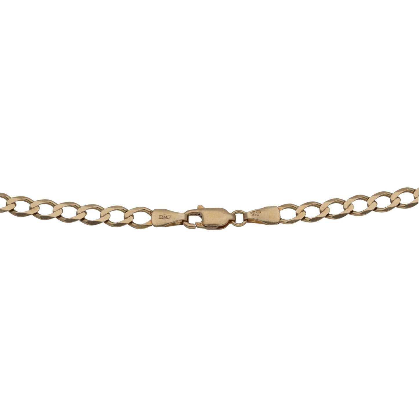 9ct Gold Curb Chain 20"