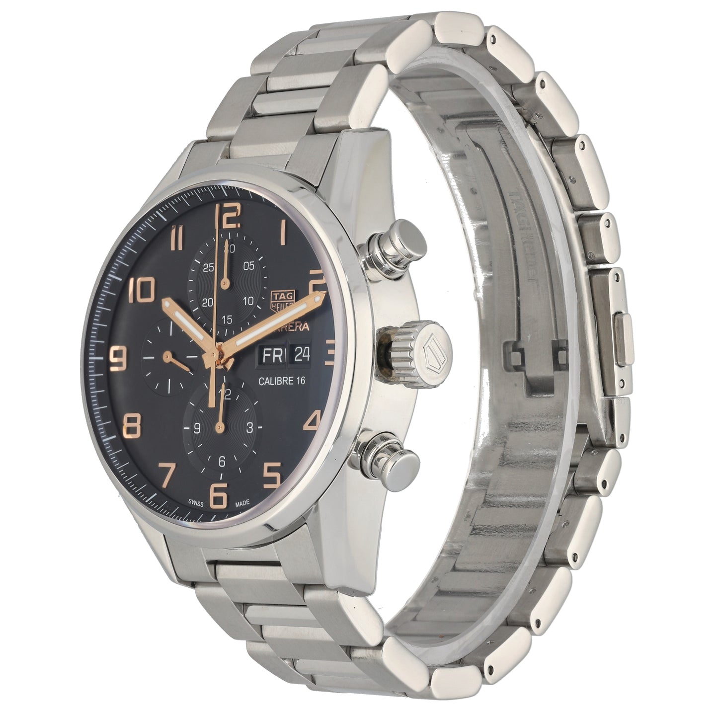 Tag Heuer Carrera CV2A1AB 43mm Stainless Steel Watch