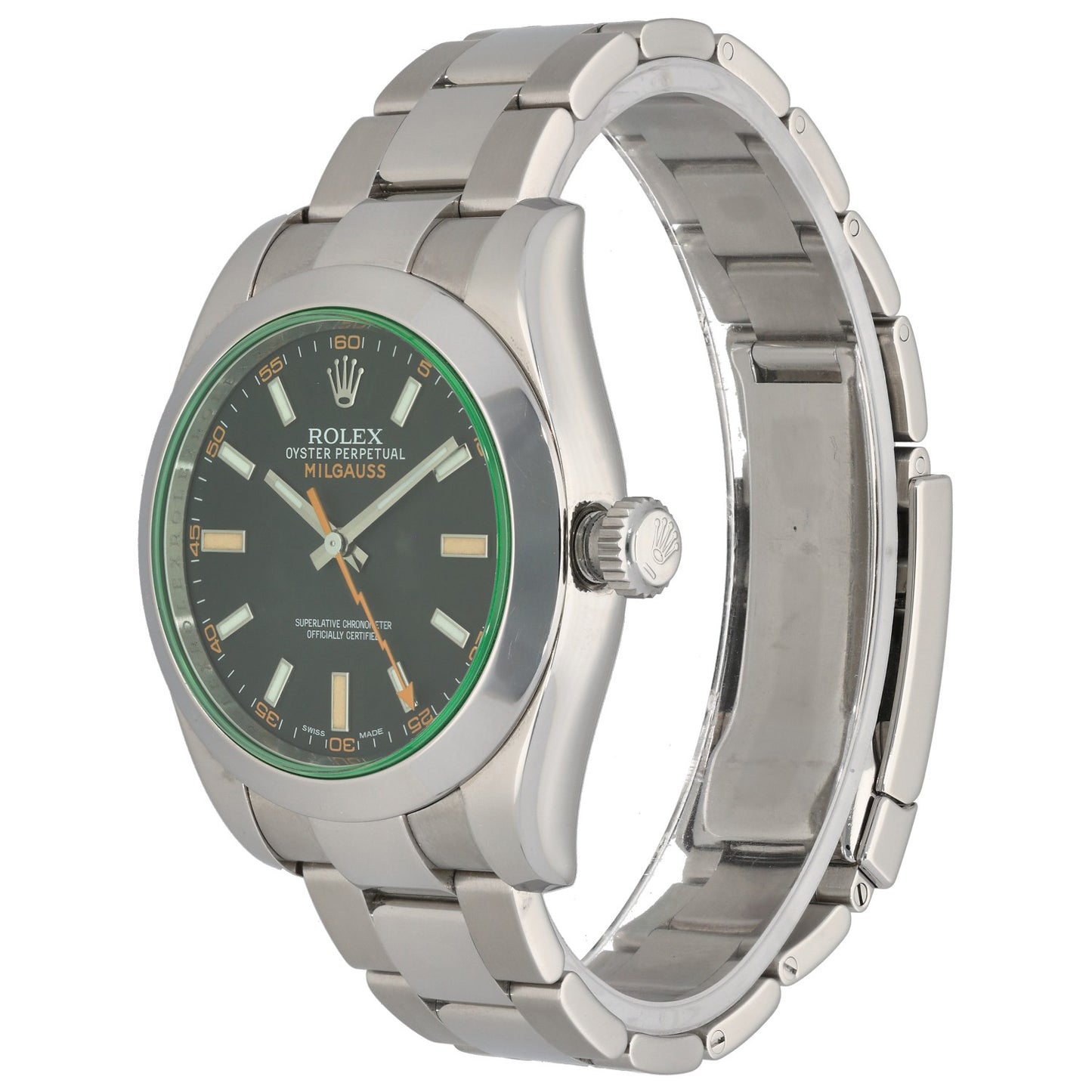 Rolex Milgauss 116400GV 40mm Stainless Steel Watch