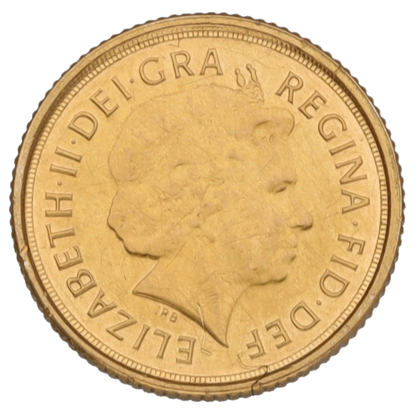 22ct Gold Queen Elizabeth II Quarter Sovereign Coin 2009