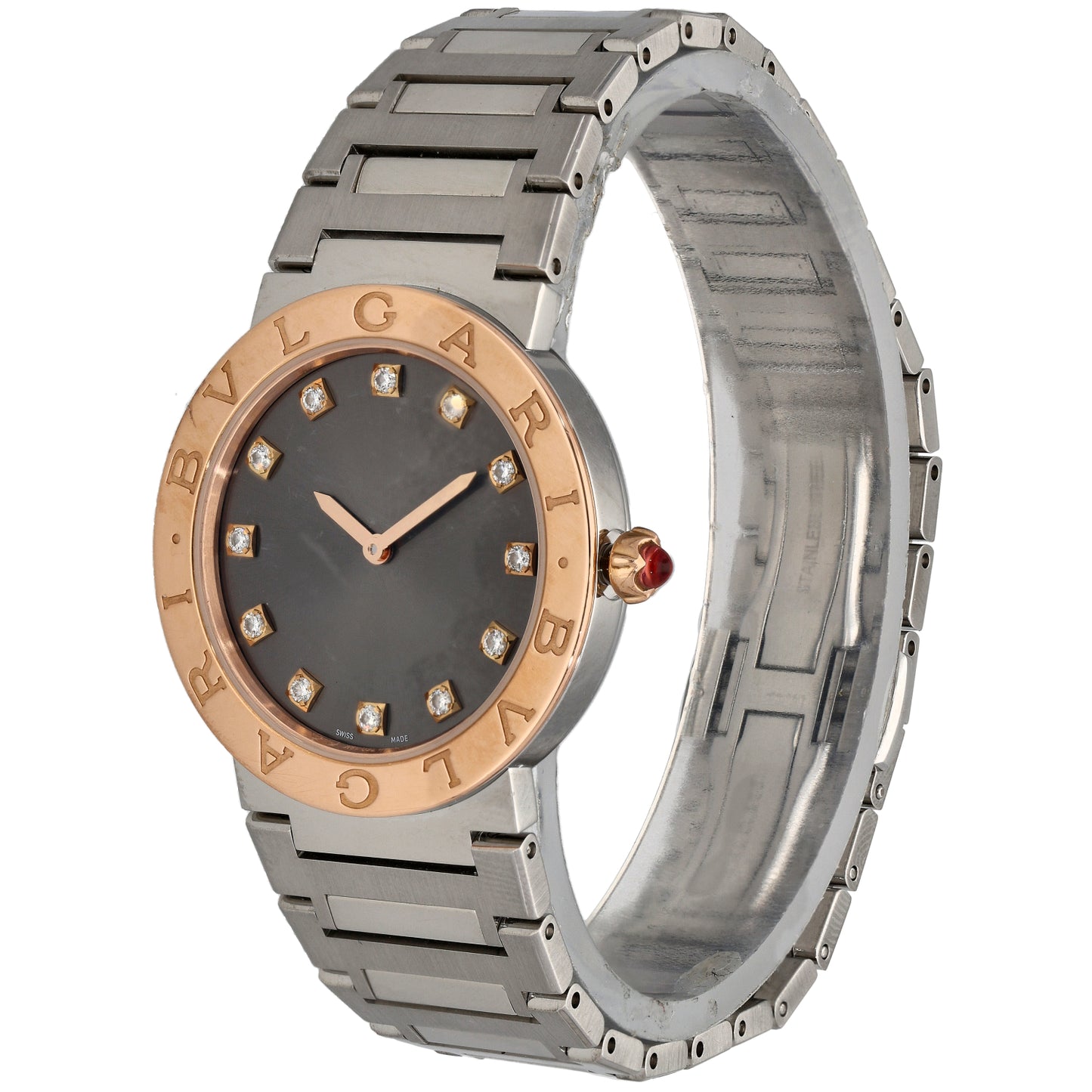 Bvlgari BB P 33 SG 33mm Bi-Colour Watch