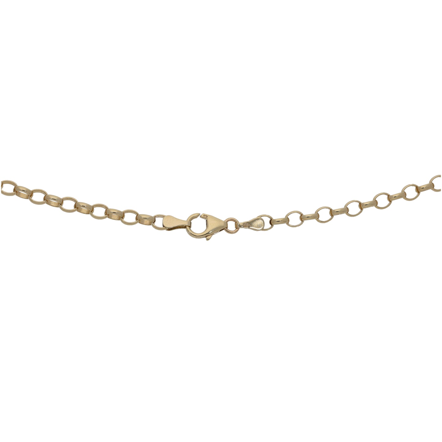 9ct Gold Belcher Chain 18"