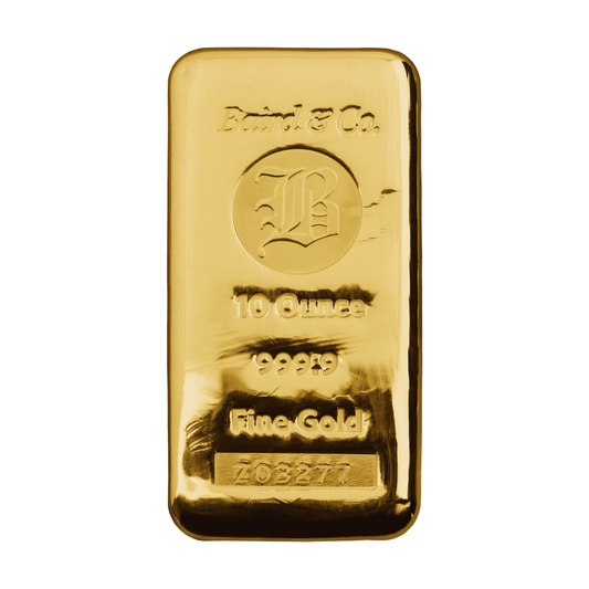 New Baird & Co 24ct 10oz Gold Cast Bar